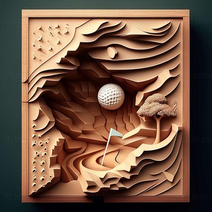 3D модель Головокружительная игра в гольф (STL)